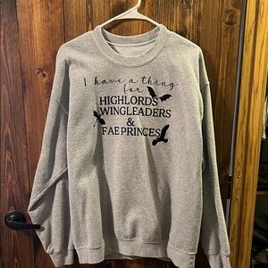 TOG, fourth wing, and ACOTAR sweatshirt